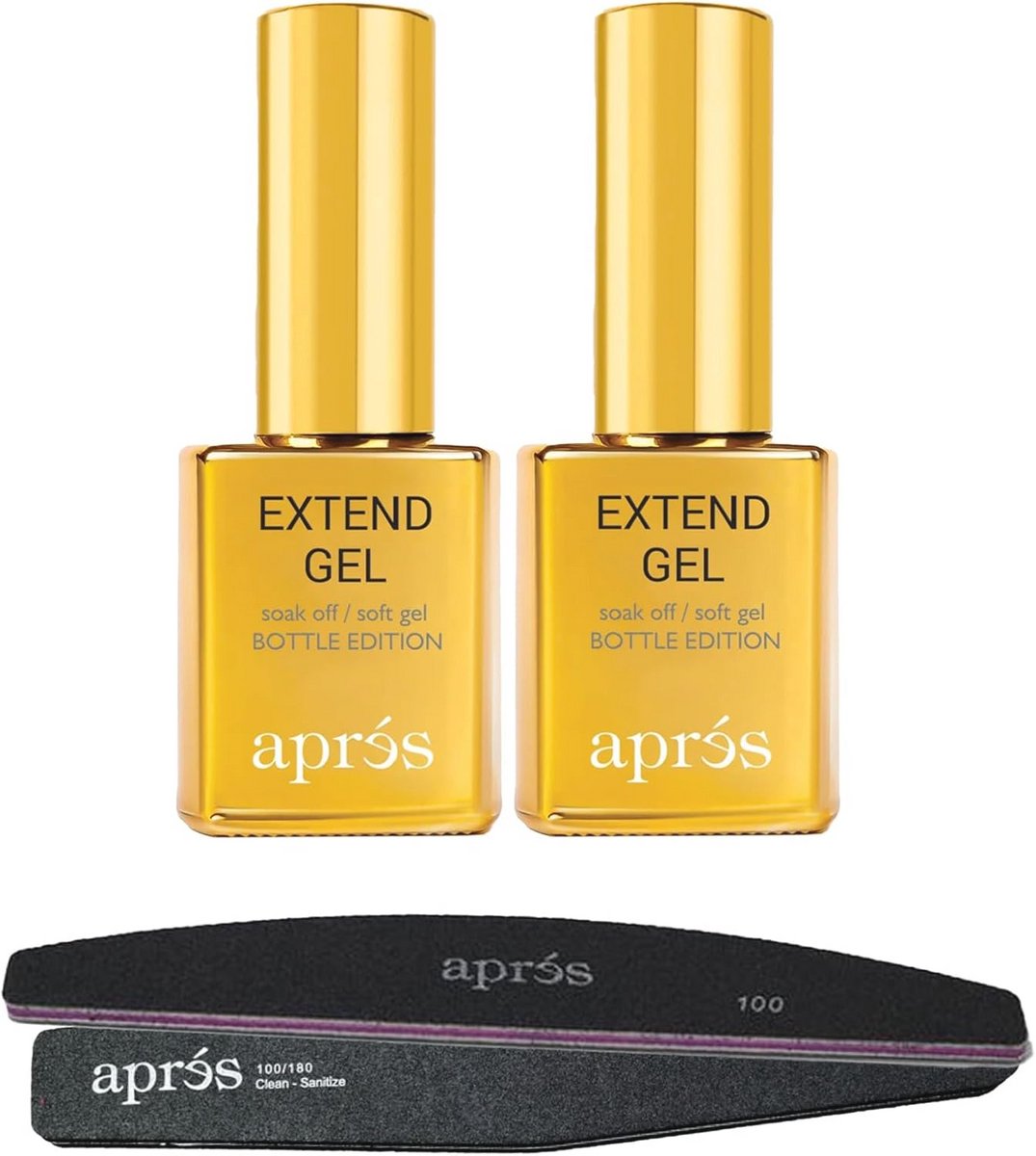 Nagelverzorgingsset met Gel en Vijl - 2-Pack voor Perfecte Nagels