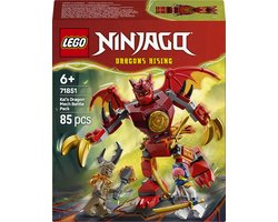 foto van LEGO® NINJAGO® Kai's Drakenmecha Strijdpakket - Mechaspeelgoed - Speelset met 3 Minifiguren - 71851