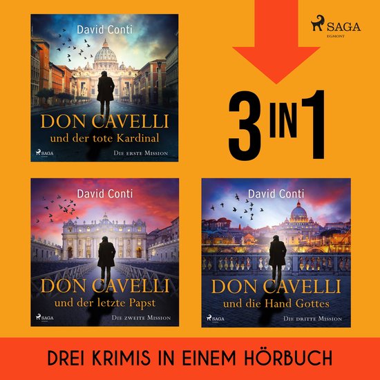 Don Cavelli: Der tote Kardinal, Der letzte Papst & Die Hand  ... - cover