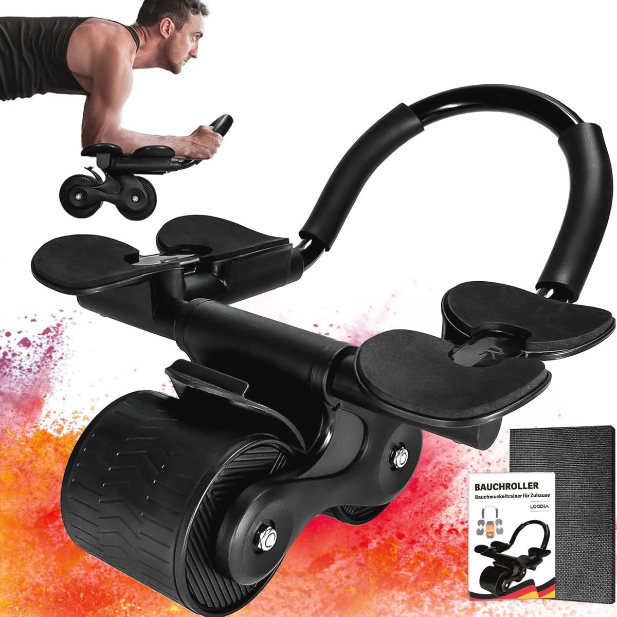 Abdominal Trainer voor Thuis - Abdominal Roller voor Effectieve Spiertraining