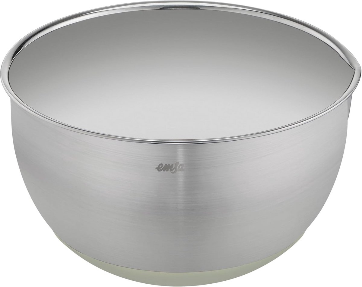 RVS Mixkom 20 cm met Antislipbodem - Perfect voor Bak- en Bereidingswerk