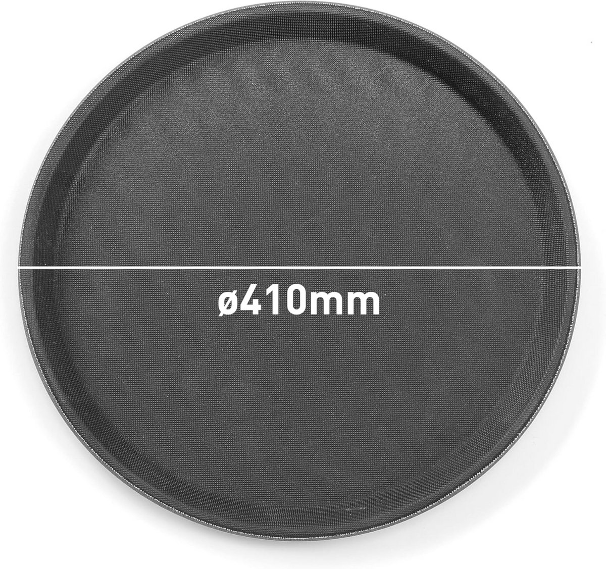 Rond Antislip Dienblad - Rubber Coating, Schokbestendig en Breukvast, Ø280mm