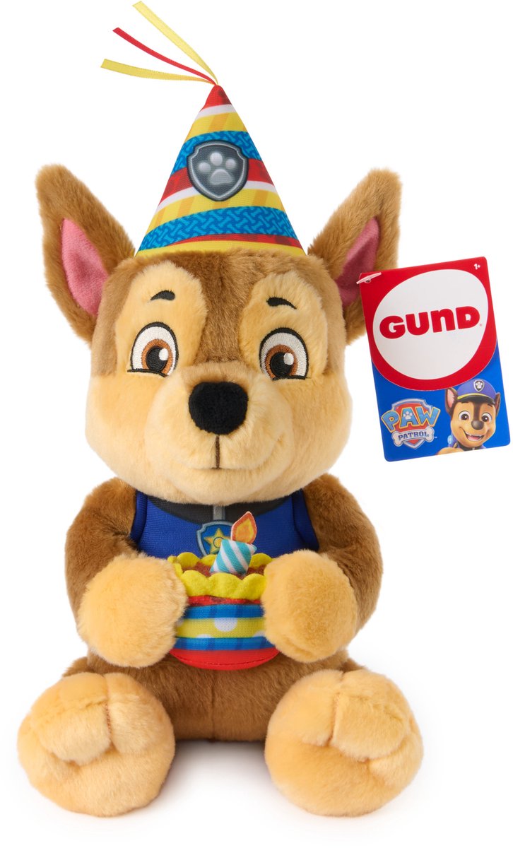 PAW Patrol - Birthday Chase Knuffel van 24 cm - Pluche - Knuffels