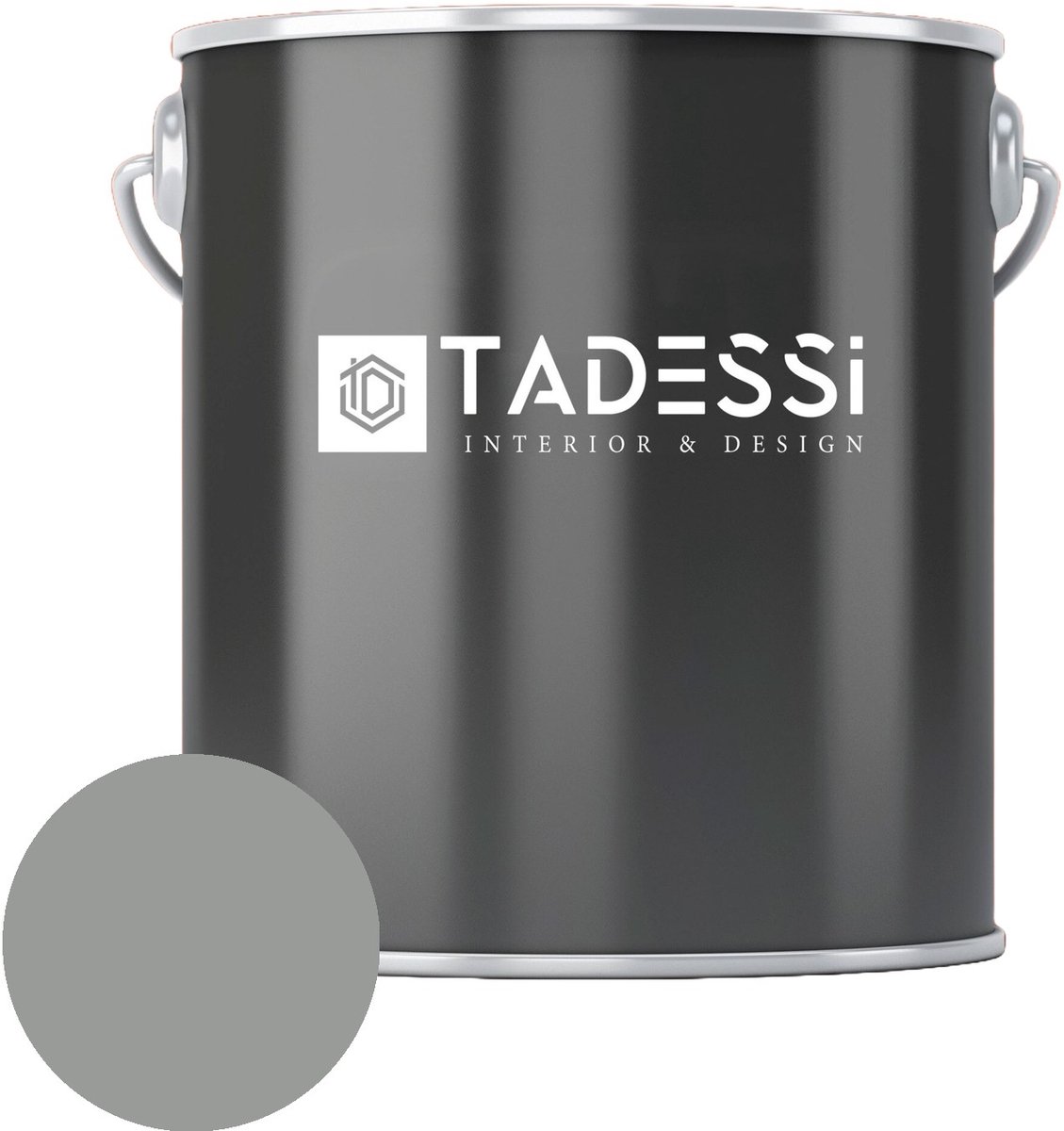 Tadessi Wall Select Muurverf - Dispersie - Middelgrijs Mat - 2,5 L