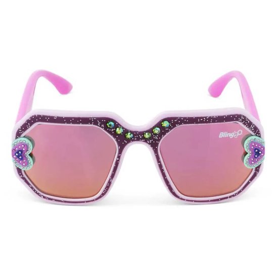 Bling2o ZONNEBRIL: MIAMI BEACH - Ultraviolet, siliconen, 100% UV bescherming, in doorzichtige bewaardoos, 3+ van Bling2o — afbeelding 4