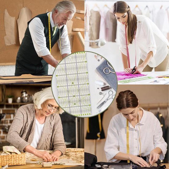 Quilt-sjablonen Set - 6 stuks Free Motion Quilt-sjablonen - Transparante DIY Quilt-linialen Quiltframes voor huishoudelijke naaimachine Quilt-sjablonen Set - 6 stuks Free Motion Quilt-sjablonen - Transparante DIY Quilt-linialen Quiltframes voor huishoudelijke naaimachine