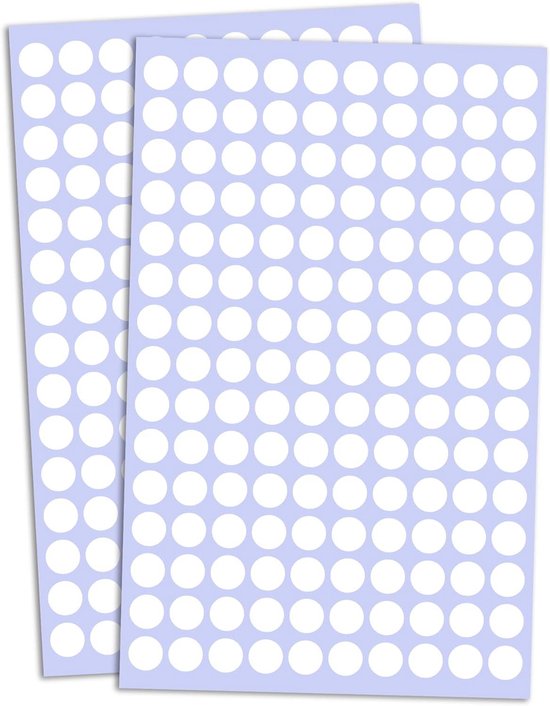 Zelfklevende pastilles 20mm Agipa 7080U assortiment - doos van 7080 op
