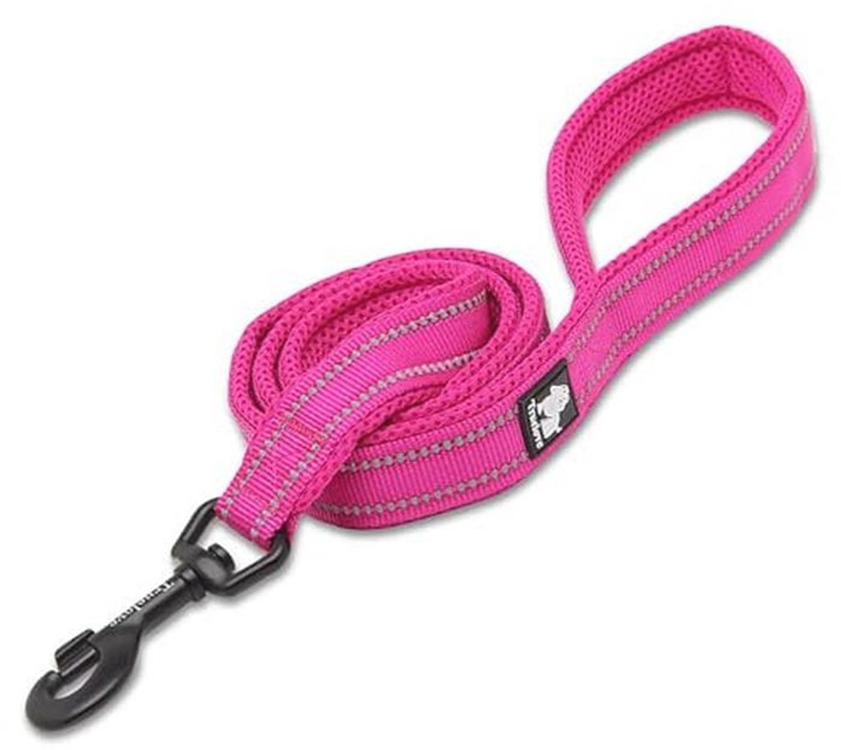 Hondenriem voor puppy's - Gewatteerde en reflecterende wandelriem, 110 cm, veilig touw