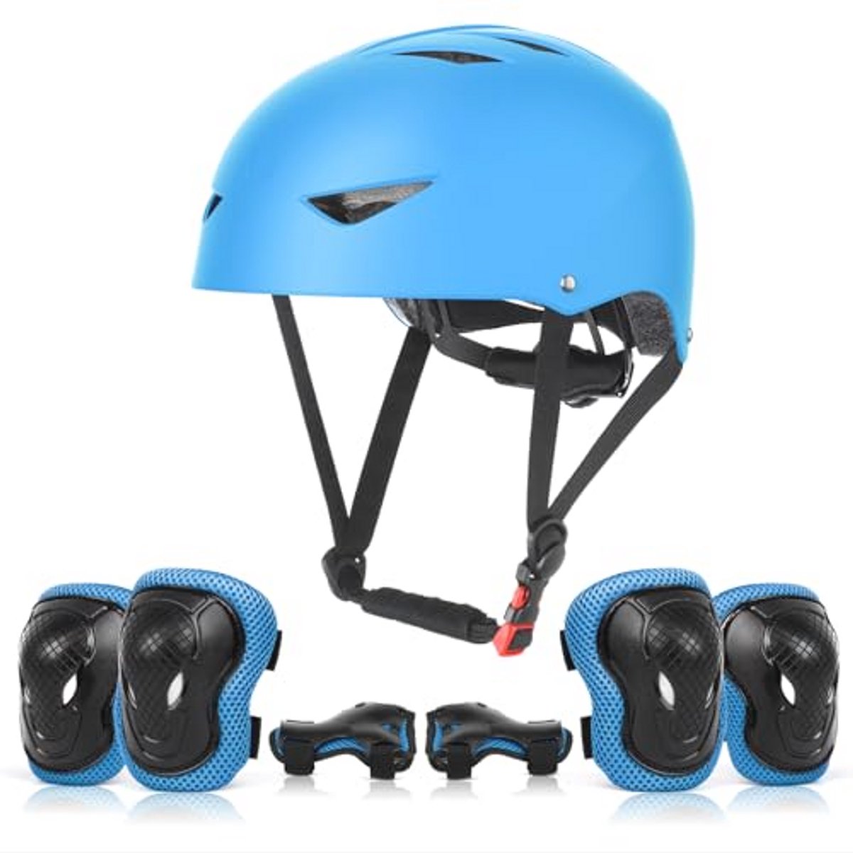 Helm en Beschermers Set voor Kinderen van 5 tot 15 Jaar - Ideaal voor Skateboarden, Fietsen en Meer