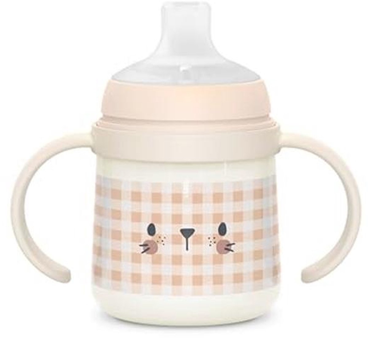 Babybeker met handgrepen en siliconen drinktuit - Lekvrij en anti-koliek ontwerp voor baby's vanaf 6 maanden - 150 ml - Roze