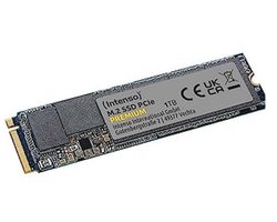 Intenso 1TB M.2 SSD PCIe Premium, tot 2100 MB/s, (PCI Express Gen.3×4 NVMe 1.3, Solid State Drive)