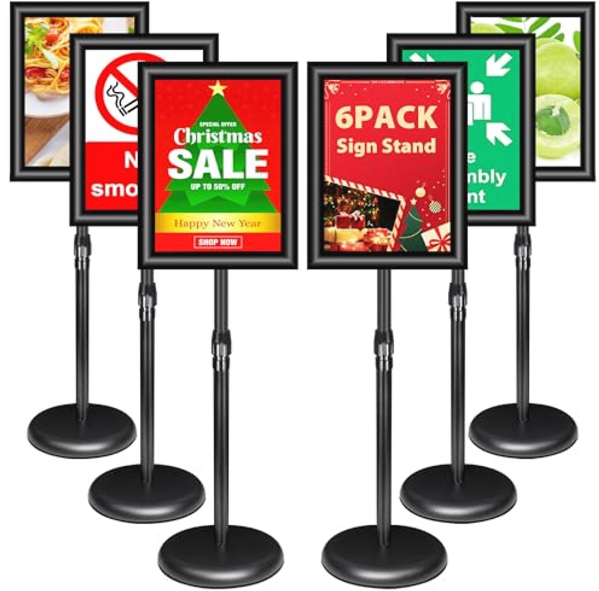 Verstelbare Bordstandaard A3 - 6 Stuks voor Posters en Menu's