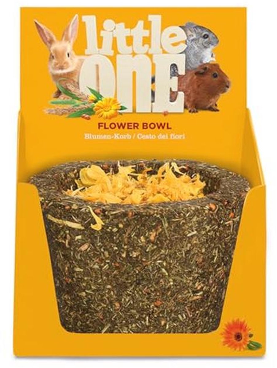 Snack mix bloemenmand voor kleine knaagdieren - 120 gram