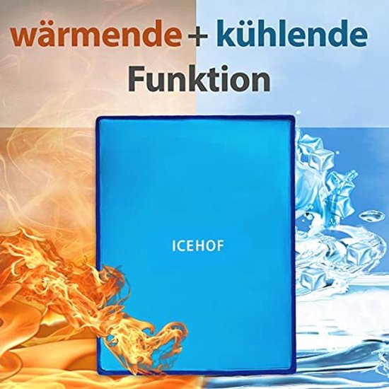 Grote Gel Koelkussen XXL - 38 x 28 cm, Verkoelend en Verwarmend, Ideaal voor Elk Lichaamsdeel — afbeelding 4
