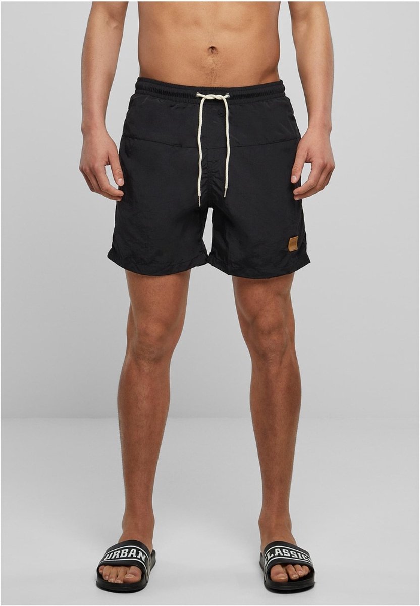 Urban Classics Block 2Pack Zwemshorts 5XL Groen
