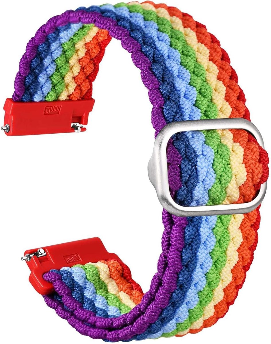 Cosensi - Nylon horlogebandje met rekbare snelsluiting en verstelbare gesp - Comfortabel en stijlvol - Horloge accessoire