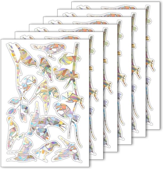 Regenbogen Fensterbilder, Prisma Fensteraufkleber Vogelschutz Regenbogen Folie Fenster Suncatcher Sticker Kinderzimmer, Regenbogen Prism Fenster Abziehbilder Sonnenfänger für Fensterfolie