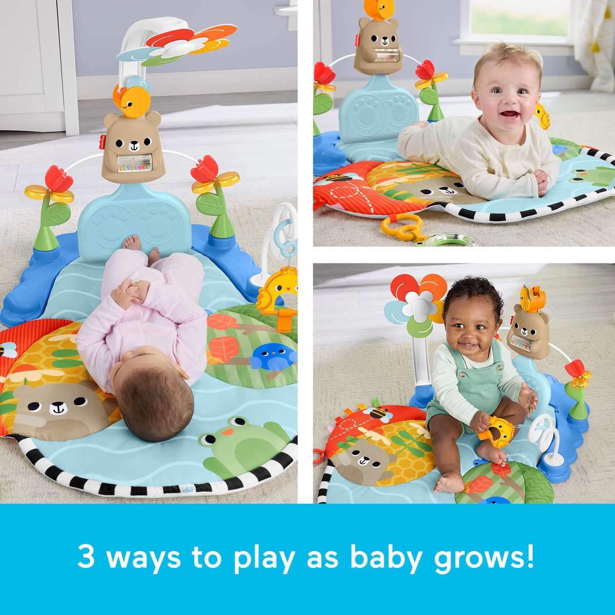 Fisher Price 3-in-1 Activiteitenmat Voetenspel — afbeelding 8