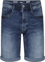 Petrol Industries - Heren Bullseye Regular-fit Jeans Short DesertFox - Blauw - Maat XXXL