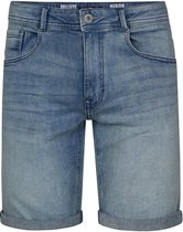 Petrol Industries - Heren Bullseye Regular-fit Jeans Short DesertFox - Blauw - Maat M