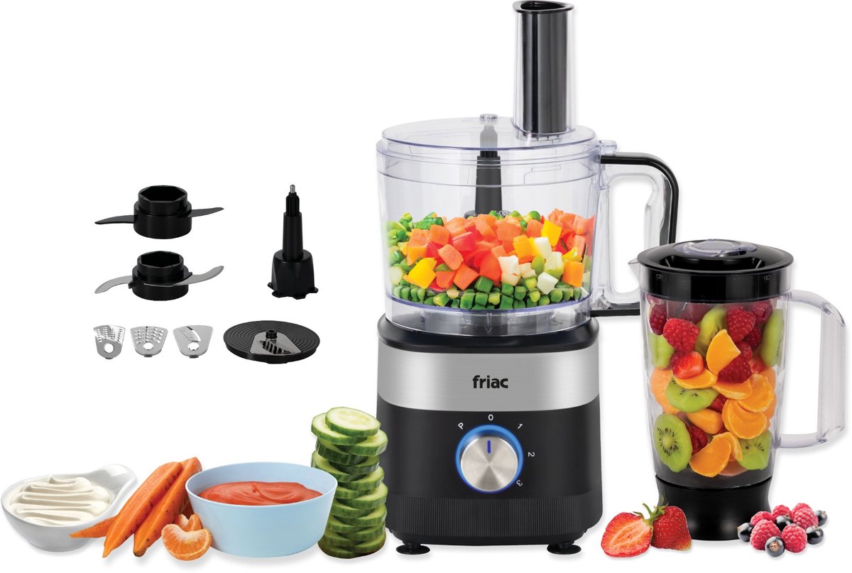 Friac KM 2080 Foodprocessor 6-in-1 1,5L 800W