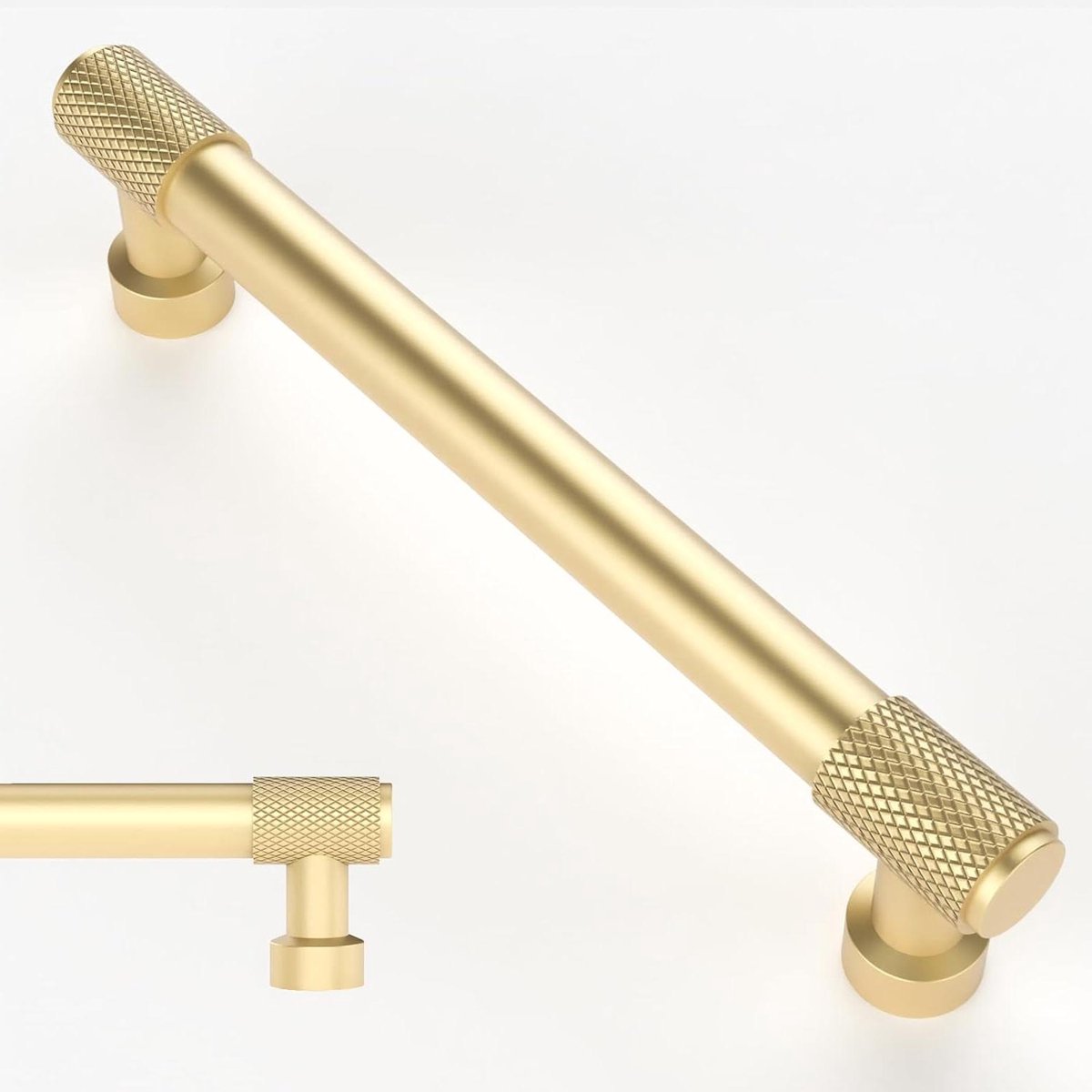 Cosensi - Meubelgrepen set van 10 stuks goudkleurig metaal 128 mm lengte voor laden en deuren in keukenkasten en kleerkasten