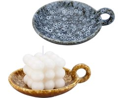 Keramische kaarsenbak voor meditatie en yoga