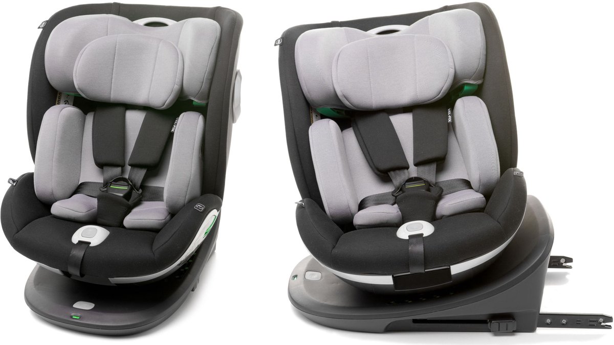 4Baby Vel-Fix ISOFIX Autostoel 0-36 kg, 360° Draaibaar, i-Size