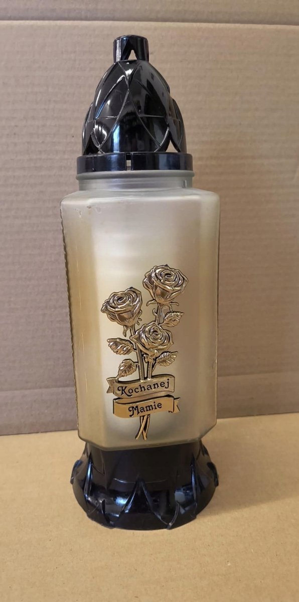 Gouden Znicz "Voor Lieve Mama" - 30 cm Hoog