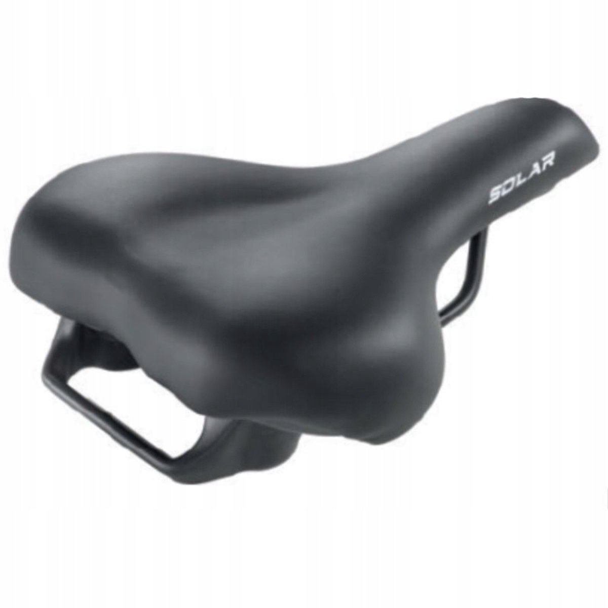 Selle Monte Grappa Solarfiets Zwart 205 mm