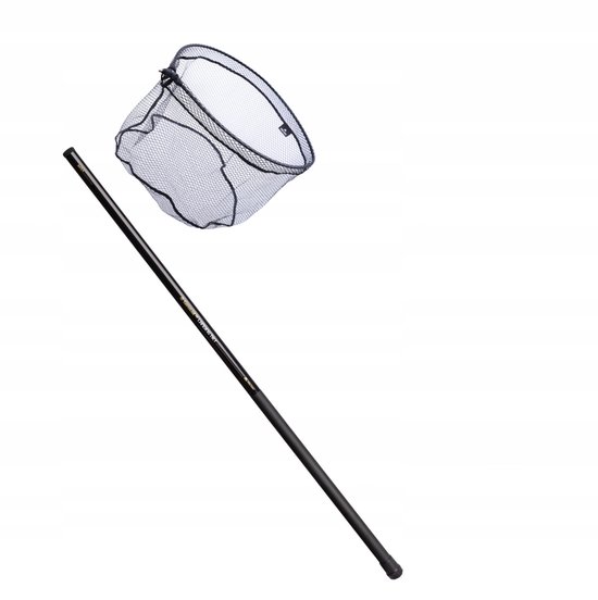 Mikado Telescoop Schepnet 2m met Rubberen Net - 60x50cm — afbeelding 2