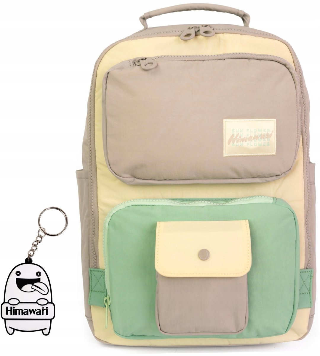 Himawari Retro S Rugzak - Beige | Dames | Stijlvol en praktisch