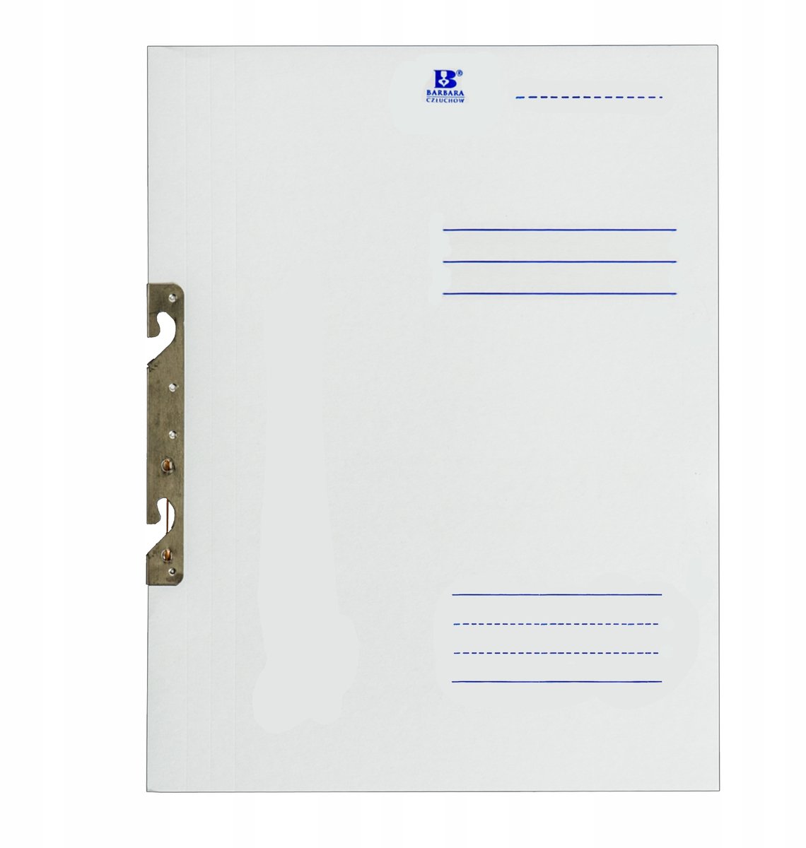 Barbara A4 sorteerder 250g wit/grijs, met hanger