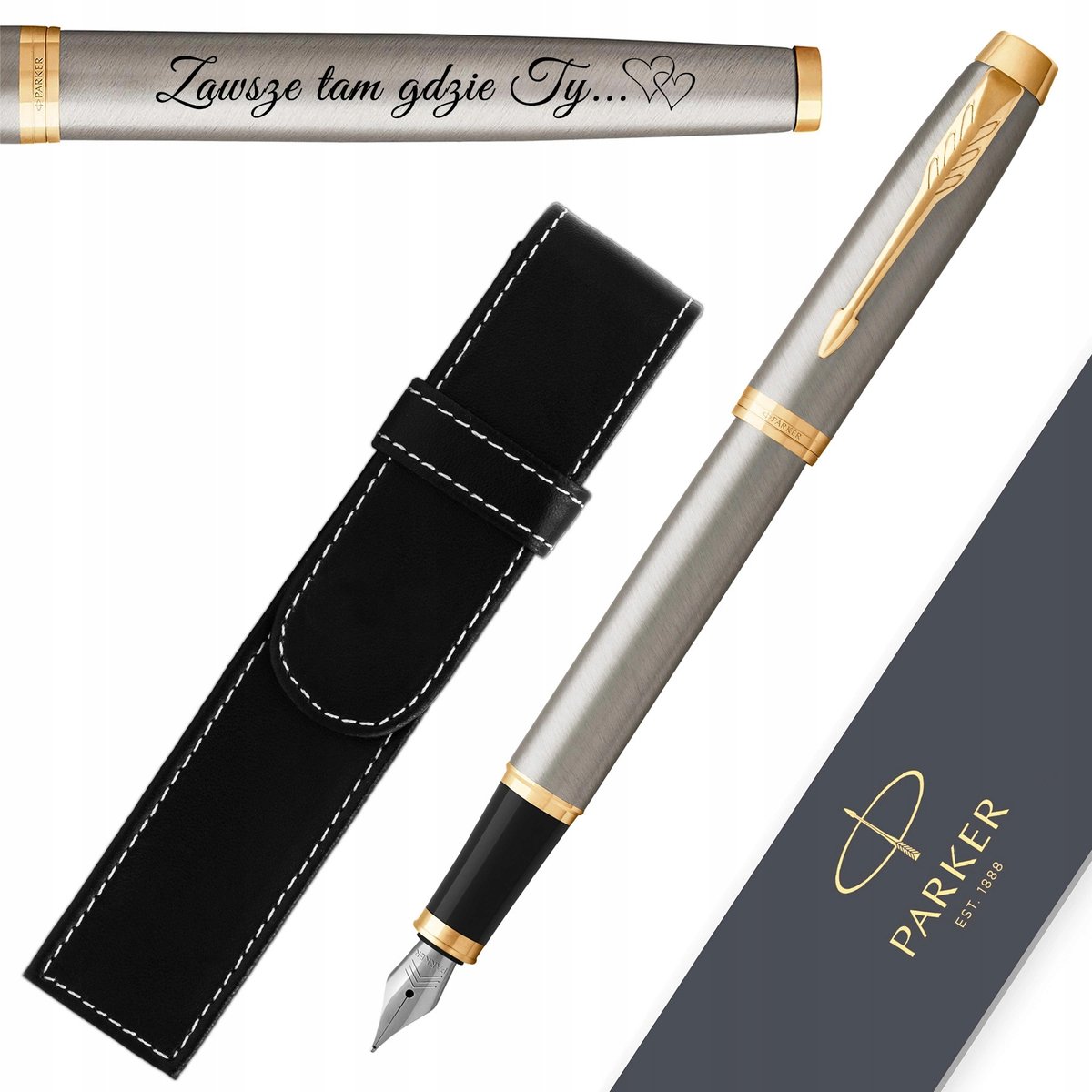Parker IM GT Vulpen met Gravure + Luxe Etui