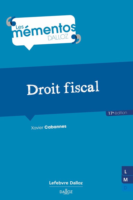 Mémentos - Droit fiscal 17ed - cover