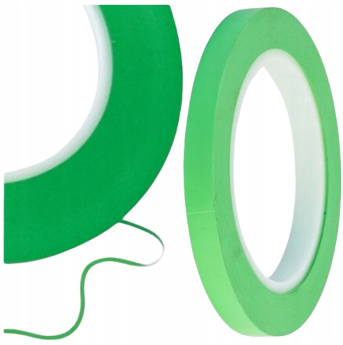 Groene Fijne Lijntape 10mm x 55m - Scherpe Laklijnen