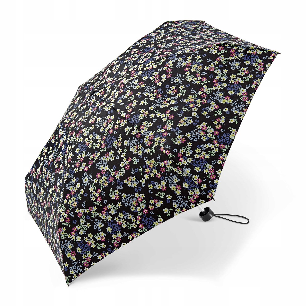 Happy Rain Ultra Mini Paraplu, licht & winddicht, Bloemendesign