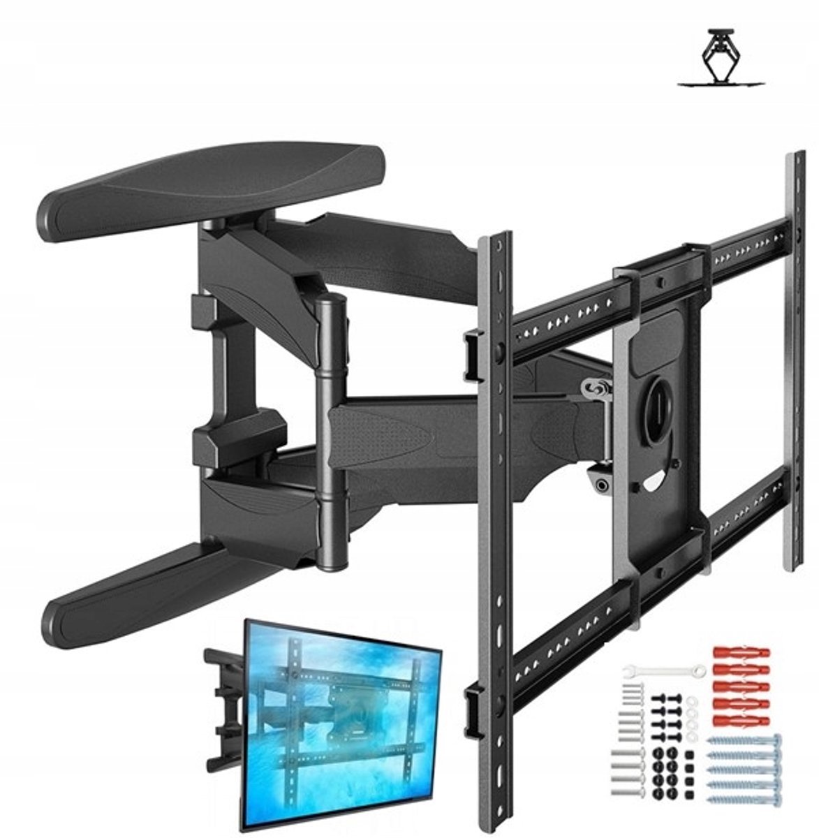 Draaibare TV Muurbeugel voor Xiaomi 55 Inch - Verstelbaar & Stabiel