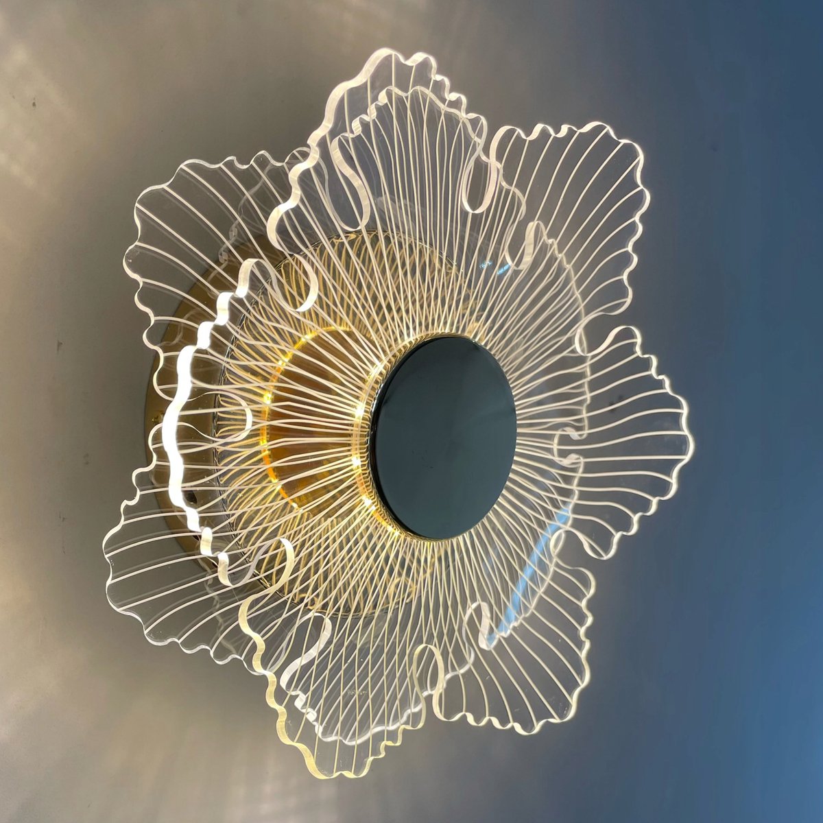 Moderne LED Plafondlamp Goud 20cm 5W Verstelbare Kleurtemperatuur