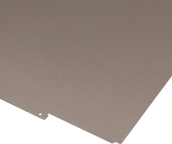 3D-Drucker Bauplatte 347x368 Mm – Doppelseitiges PEI-Federstahlbett Glatt & Strukturiert, Passend Für Raise3D Pro3, 0,5 Mm