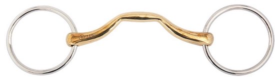 BR Mors à anneau ininterrompu Soft Contact 14mm 12.5 1 Couleur