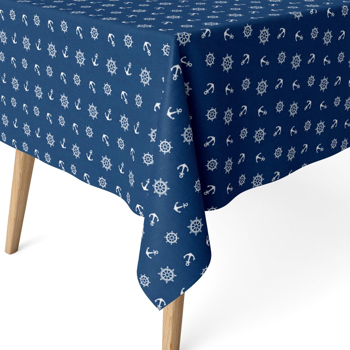 Unyqoos® Waterafstotend tafelkleed met ankerdesign voor binnen en buiten