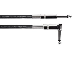 Cordial EL PR Elements Instrumentenkabel 6.3 mm Jack Recht/Haaks Zwart
