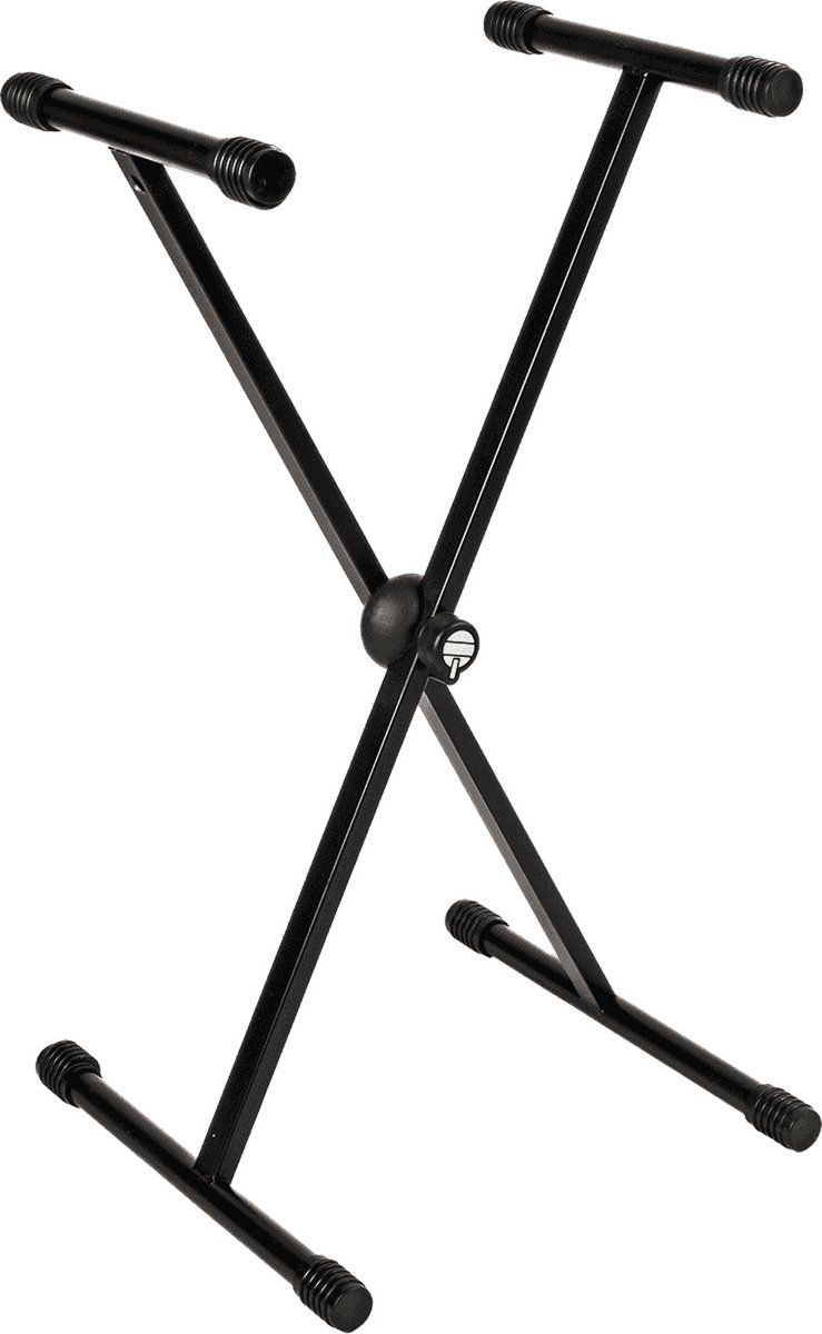 QUIKLOK T6BK Keyboardstandaard – X-vorm, Staal, Verstelbaar, Zwart