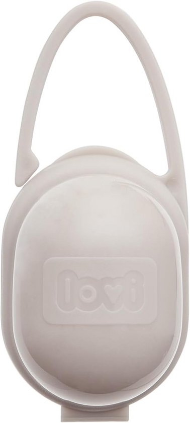 HappyDoo Baby Fopspeenhouder Van Siliconen 2 Stuks Fopspeen Babyfopspeen Box Voor Bpa Vrij Beige En Grijs 1607109254