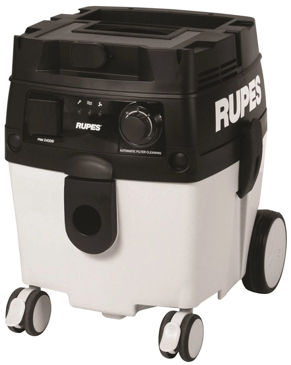 RUPES S230EL Stofzuiger 30 liter + Automatische Filterreiniging - 1200 Watt - Klasse L