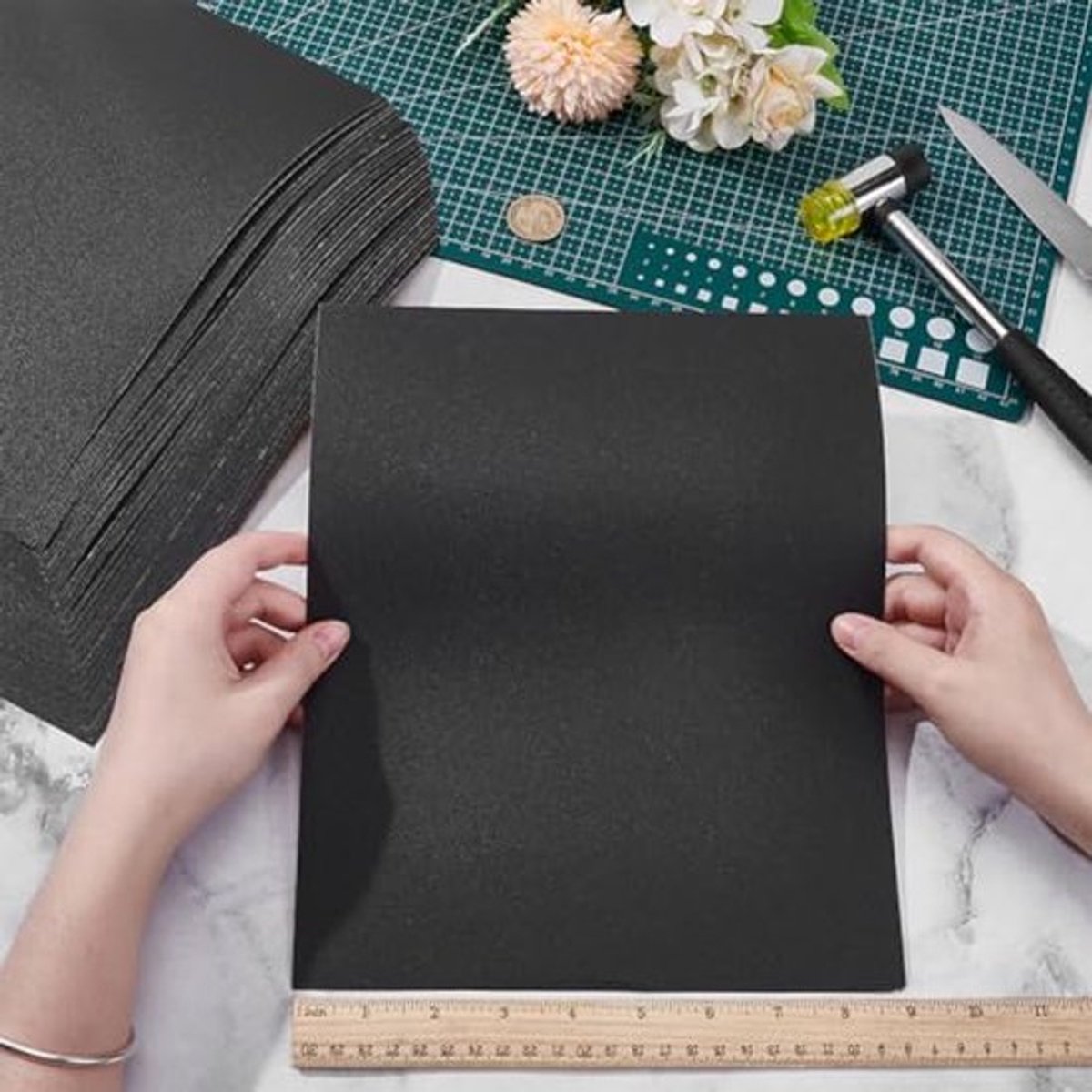 Schuurpapiervellen 400 korrelgroottes - 23 x 28,4 cm - Waterdicht voor nat en droog schuren - 30 stuks - Zwart