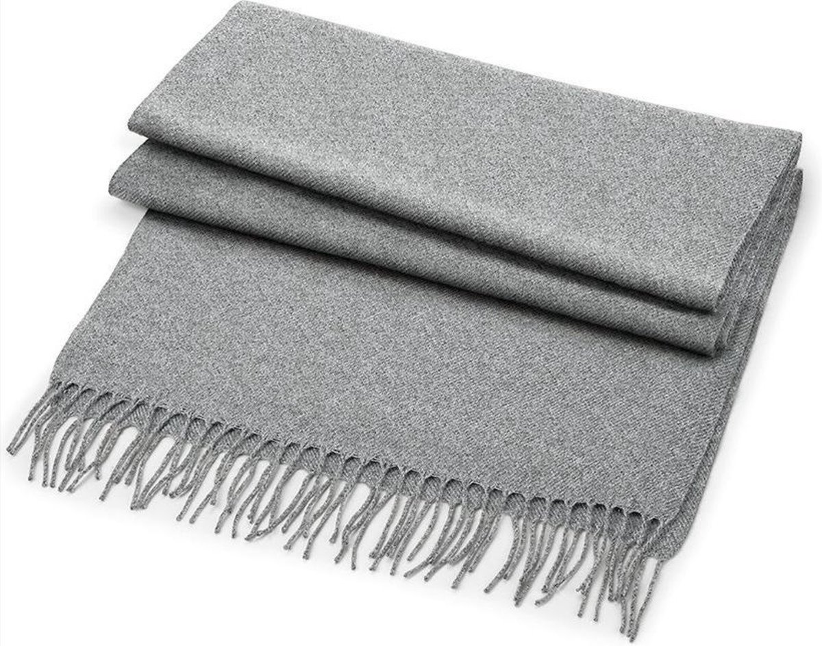 Scoby - Sjaal - Geweven - Oversized - One Size - Grijs