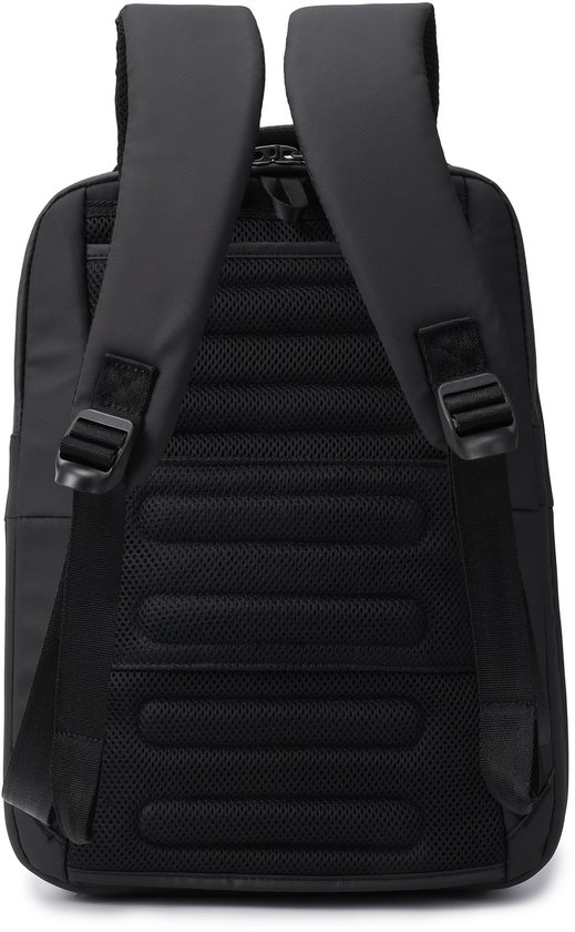 Hedgren Handle M P Sac à dos 15,6 pouces avec 2 compartiments et protection RFID – Taille moyenne – Noir