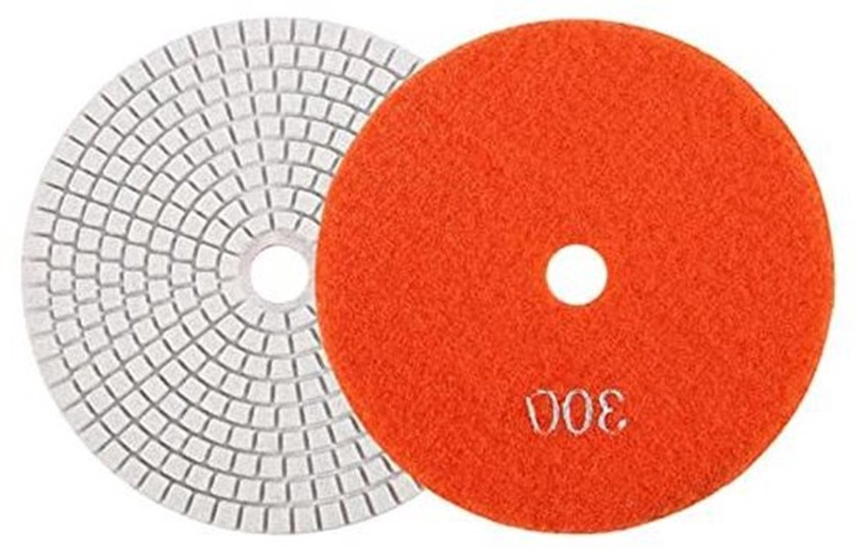 aladdien - 5 Inch Slijpschijven - Nat Diamant Polijst Pads - Voor Marmer en Graniet - 125mm - Professionele Slijpschijven - Hoogwaardige Kwaliteit